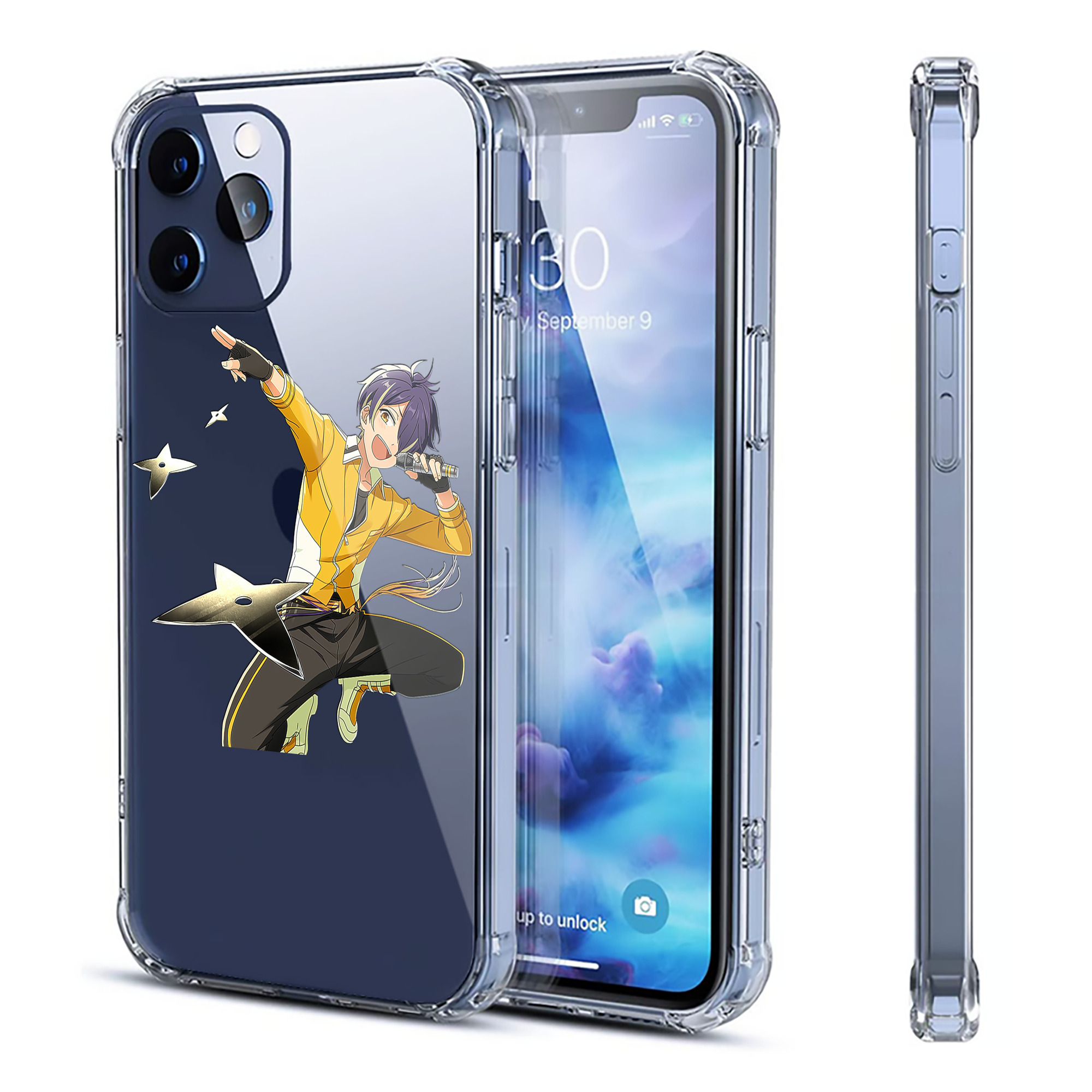 （画像用） あんさんぶるスターズ! Ensemble Stars 【iPhone 12シリーズ対応】透明スマホケース（クリアソフトケース）